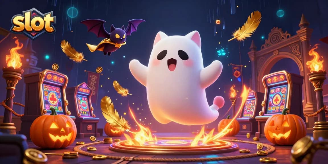 Menangkan slot dengan petualangan mengasyikkan dari kucing hantu dan kelelawar di kasino!