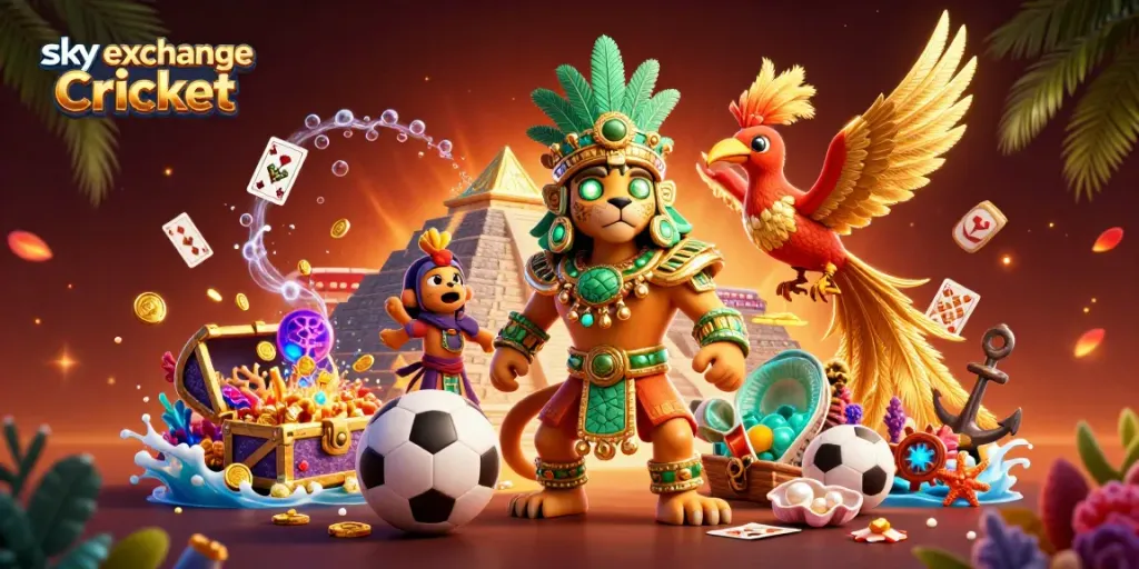 Engage with sky exchange Cricket while navigating diverse betting sports in a vibrant scene.