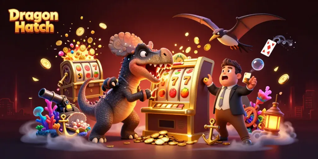 การเล่นสล็อตและลุ้นแจ็คพ็อตใน Dragon Hatch ผ่านการหมุนวงล้อทองคำ