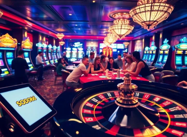 Experience the excitement of SODO66 at a luxurious casino filled with vibrant games and thrilling bets.