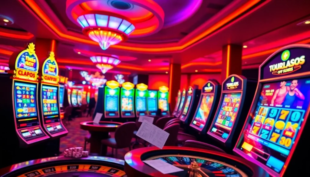 Experience excitement with a 'slot gacor hari ini' player winning at vibrant slot machines.