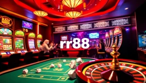 Join the excitement at rr88, where players enjoy high-stakes poker at a vibrant casino.