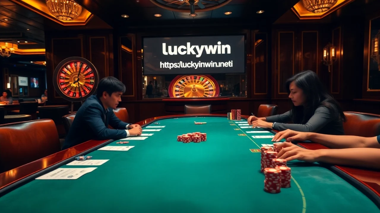 Experience exciting gaming at https://luckywin.hu.net/ with high-stakes poker action in a luxurious casino.