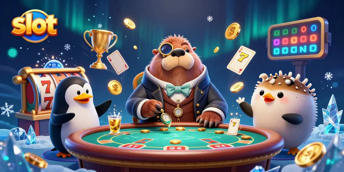 Win big playing slot reels in an underwater casino with quirky characters and vibrant elements.