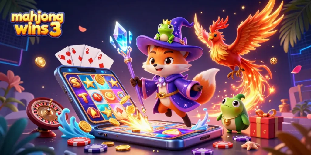 Experience mahjong wins 3 with vibrant slot action, featuring dynamic characters and games igniting excitement.